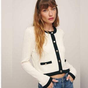 Reformation Becka Cashmere Cardigan - Small